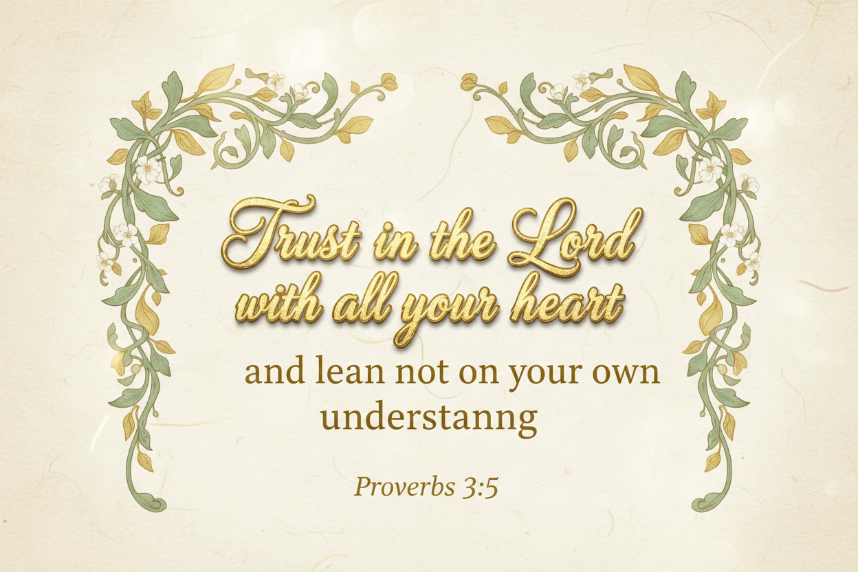 creative way of displaying bible verse 